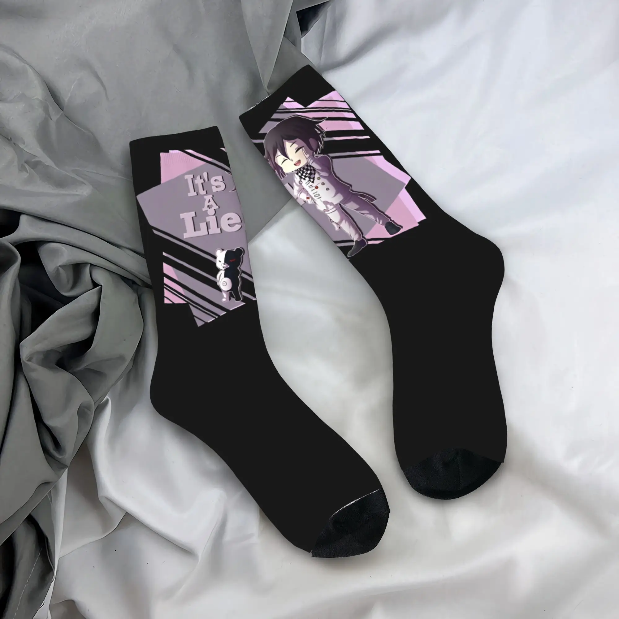 

Kokichi Oma Socks Novelty Stockings Autumn Anti Skid Men Socks Breathable Design Outdoor Sports Socks