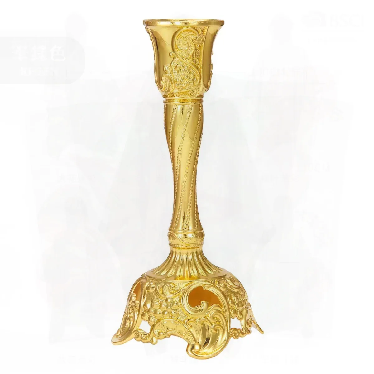 

Creative European style gem flower single candle light dinner candle holder ornaments new romantic candle holder