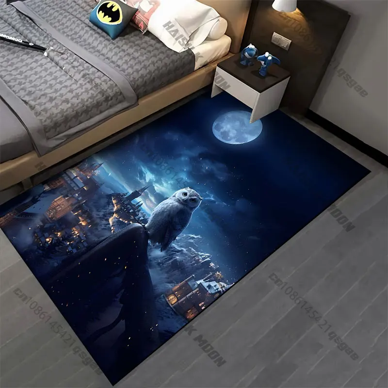 Owl pumpkin books candlescarpet Yoga living room room decor children's crawling mat doormat area rug games floor mat