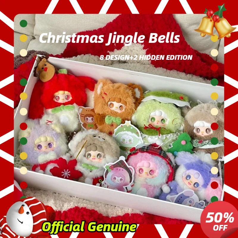 

Набор игрушек Yooki Blind Box: Серия «Рождественские колокольчики», загадочная коробка, кавайные аниме-фигурки, брелоки, украшения для сумок, подарок для девочек и лучших подруг