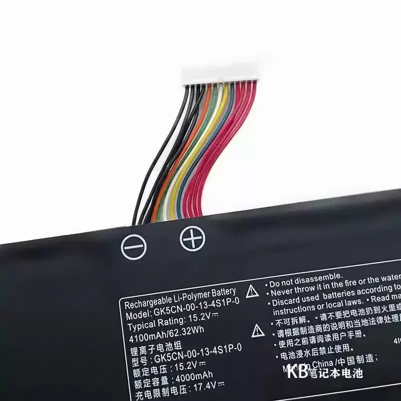 

Аккумулятор для ноутбуков GK5CN-00-13-4S1P-0 GK5CN для SCHENKER XMG Neo 17, XMG Core 17, для Medion Erazer X6807, X6805 Series, 4 ячейки, 62.32 Вт·ч