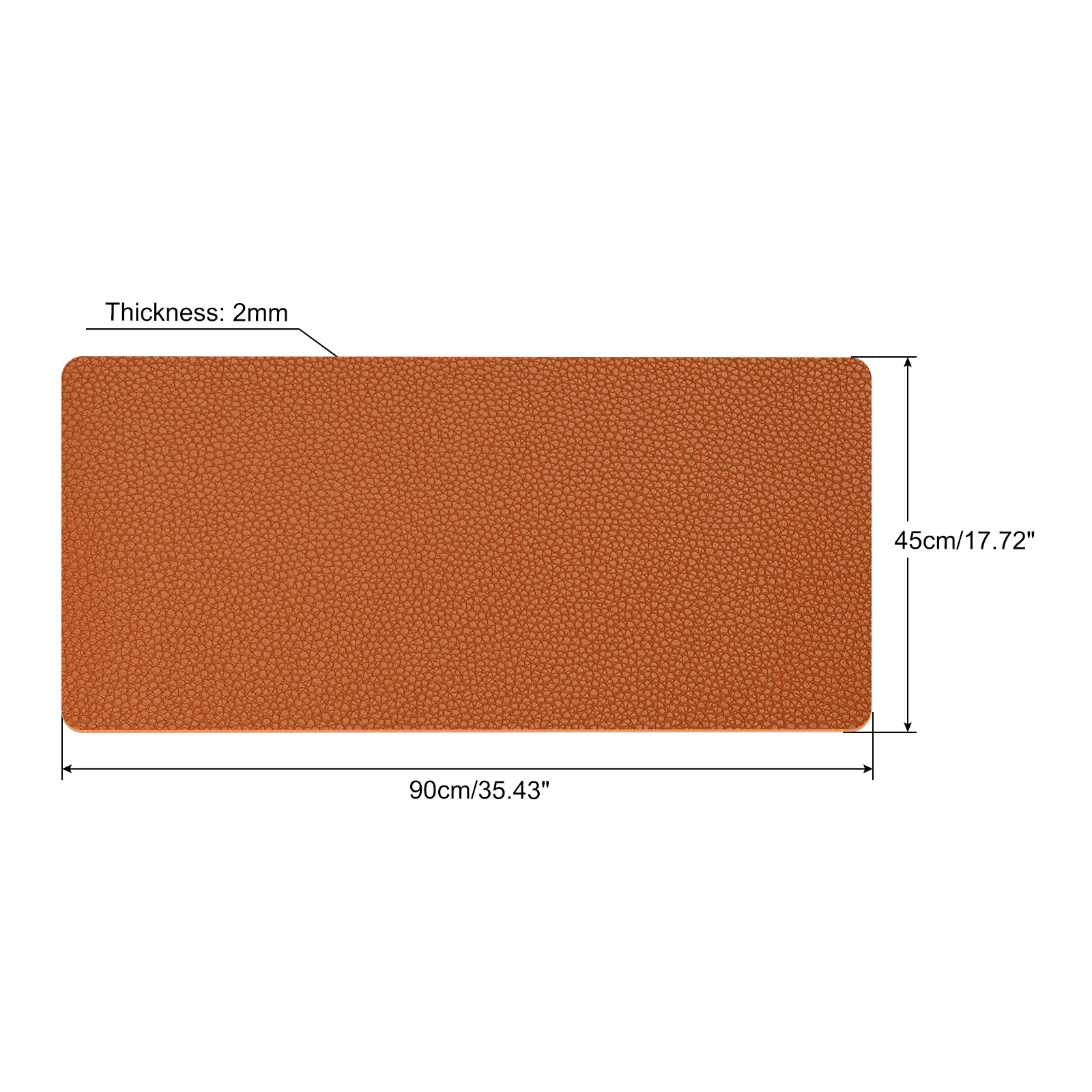 Variant: 90x45cm Brown