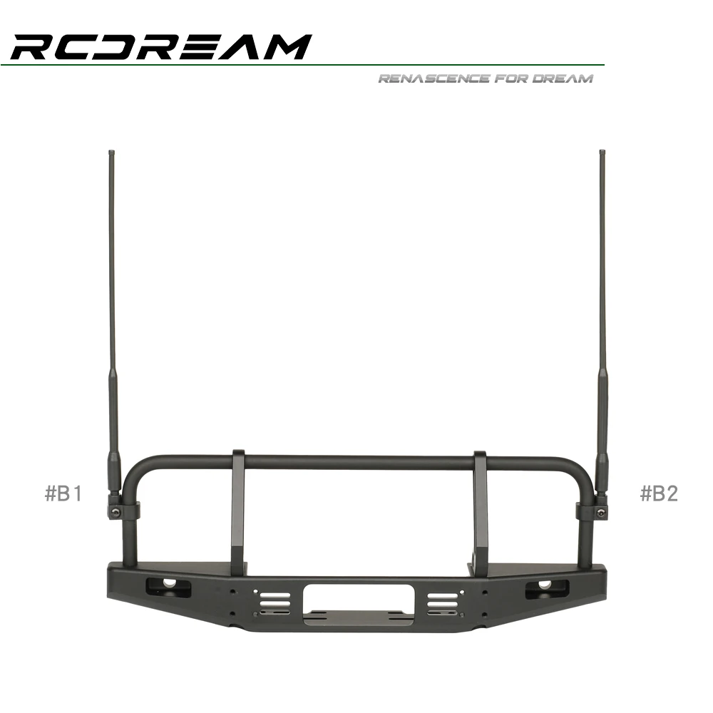 เสาอากาศไนลอนจำลองสำหรับรถบังคับวิทยุ1/10 1/8รถบังคับวิทยุ Trx4 Scx10แกน Trx6เสาอากาศไนลอน RGT yikong yikomo