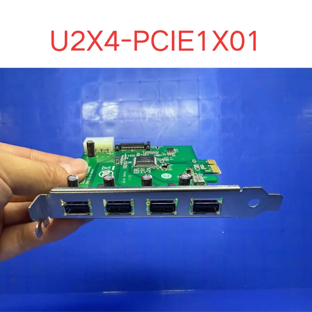 used U2X4-PCIE1X01 Industrial Camera Image Acquisition Card test OK Fast shipping