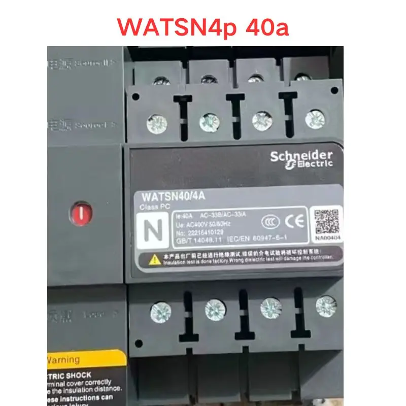Used OEM disassembled parts WATSN4p 40a Dual power automatic transfer switch Functional test OK