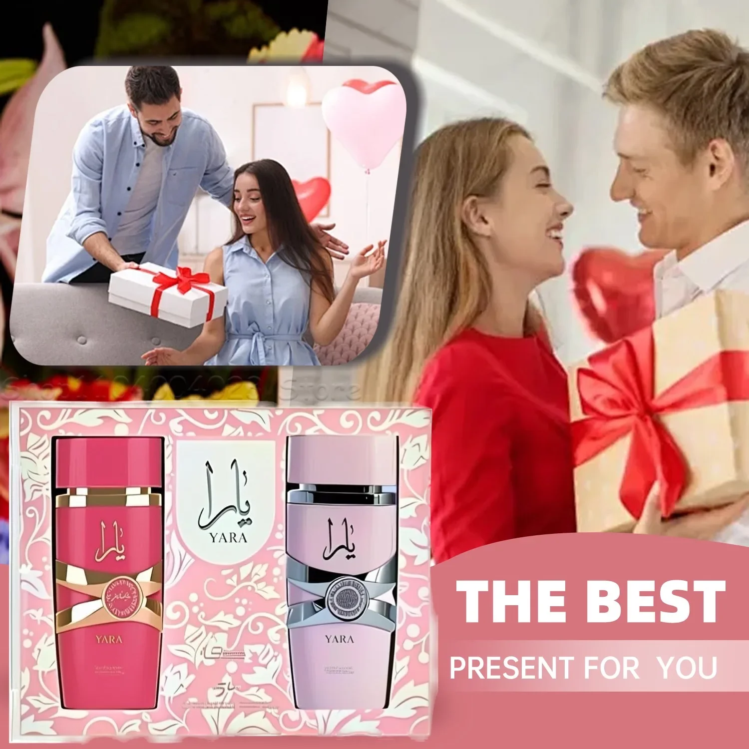 2 قطعة Lattafa Yara & Yara Candy Eau De Parfum عبوة عطور عالية الجودة تبدو جيدة هو هدية نبيلة عطر يدوم طويلاً؛ #1