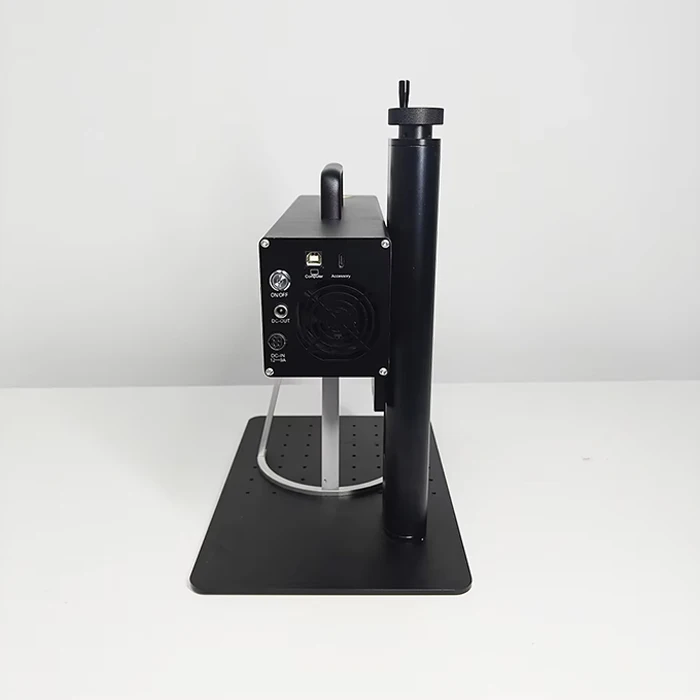 小型 2.5 キロ 2 ワット 10 ワットレーザーマーキングマシン印刷金属アルミンプラスチック木材革布石 100 × 100 ミリメートル