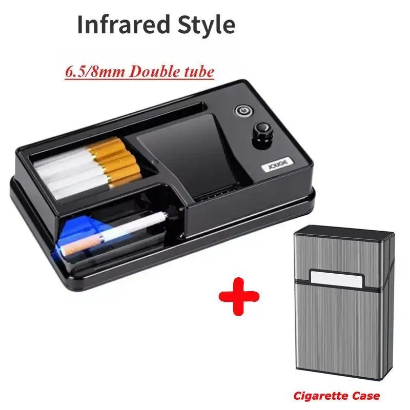what is the best cigarette rolling machine 6.5/8mm Tube Electric Cigarette Rolling Machine 3 in 1 Automatic Cigarette  Rolling Machine Tobacco Infrared Sensing Injector