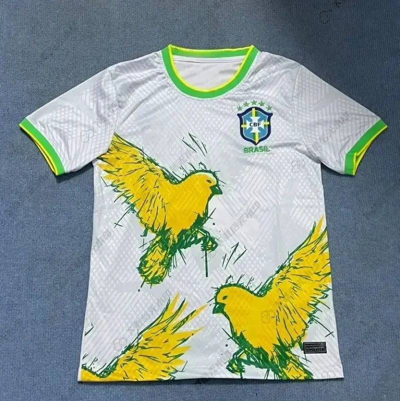 

Short-sleeved football vest, 3D printing, special edition, Brazil, quick-drying, sweat-absorbing, summer 2025
