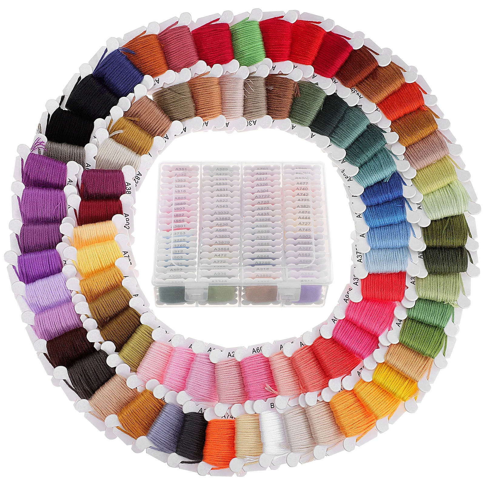 

Embroidery Thread 80 Colors Premium Material Sewing Cotton Linen Polyester Machine Cotton Thread Hand Quilting Yarn