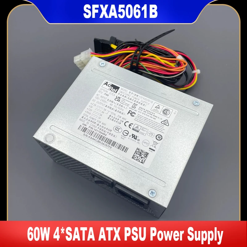 

SFXA5061B Блок питания 60 Вт, видеорегистратор с жестким диском, 4 * монитор SATA, блок питания ATX, 100% тестирование