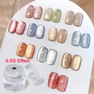 مسحوق مغناطيسي من عين القط المخملية ، تأثير 9D ، مطابقة الألوان ، زخرفة فن الأظافر DIY ، صبغة الكروم ، صبغة بيضاء ، ترقية البورسلين أفضل 8 مبيعات من مسحوق الأظافر الكروم - رقم 4