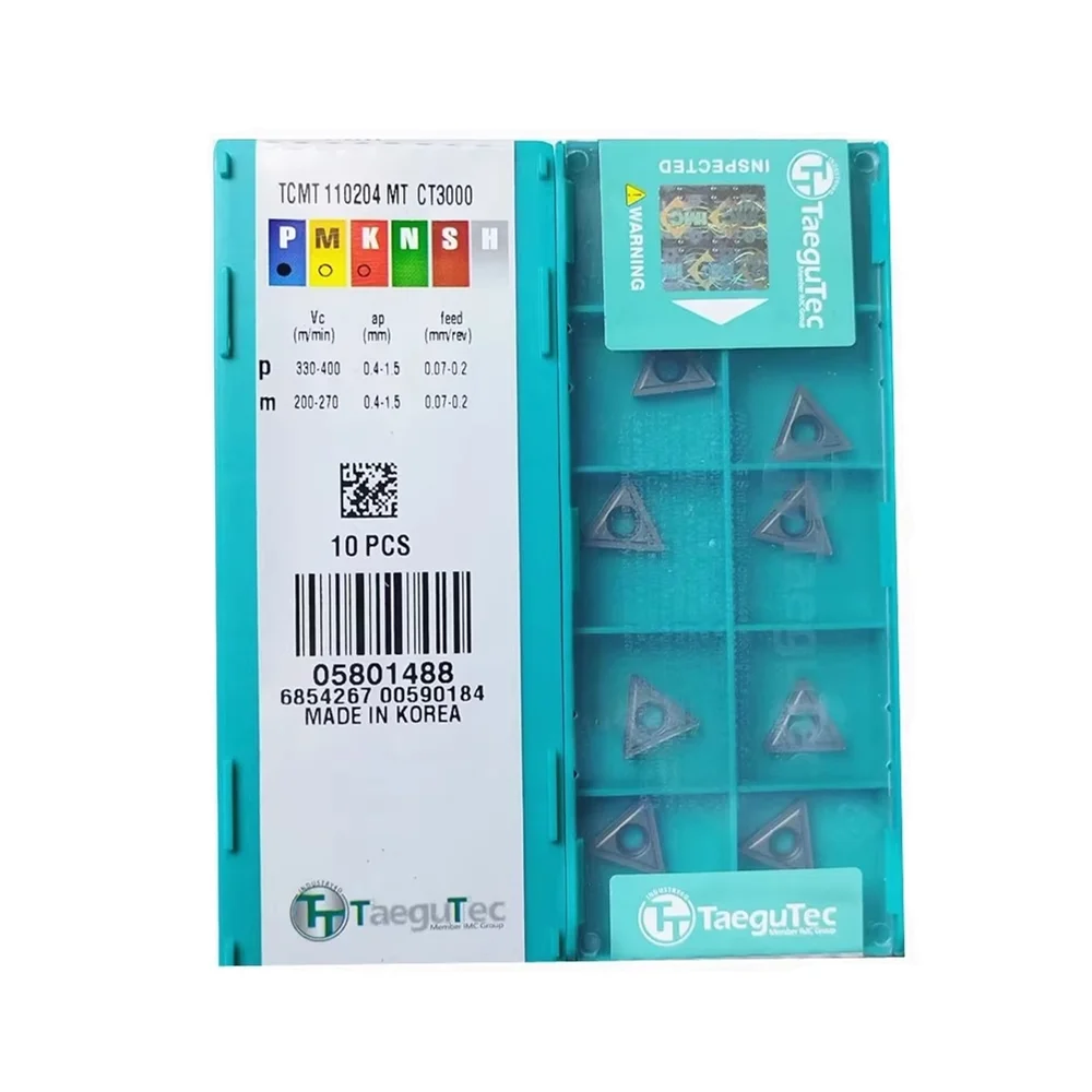 

TCMT090204 TCMT110204-MT CT3000 Internal Turning Tool Ceramic inserts CNC Cutting tools High quality Lathe Turning insert