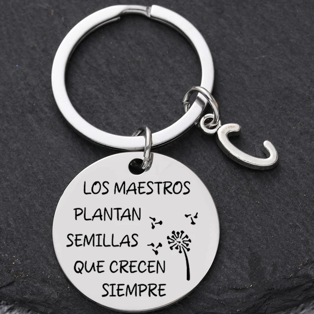 1PC Keychains To Teachers Regalo Profesor Llavero Profesor Regalo Profesor Graduado Regalos Cumpleaños