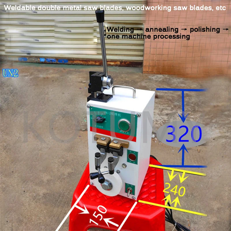 Portable Electric Welding Machine Portable Butt Welder Small Saw Blade Butt Welding Machine Band Saw Blade Welding Machine