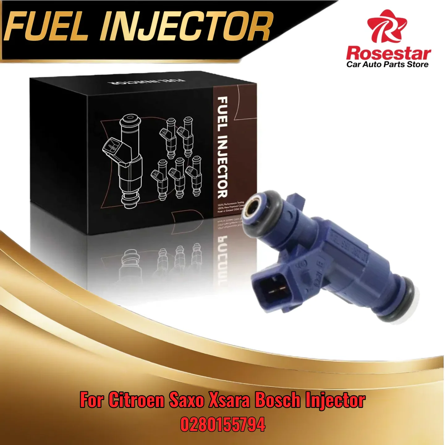 

Injector 0280155794 Replacement For Citroen Saxo For Citroen Xsara Berlingo