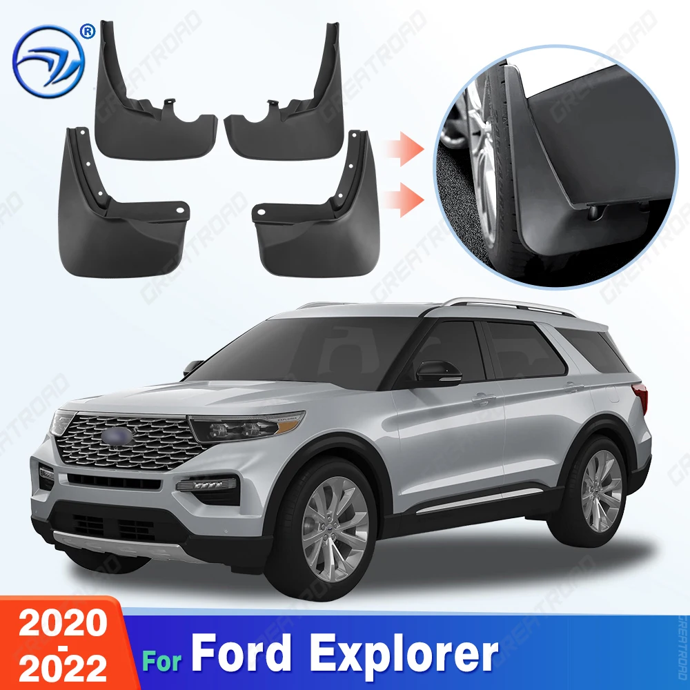 Para ford explorer 2020 2021 2022 fender mudflaps respingo guardas para-lamas acessórios do carro