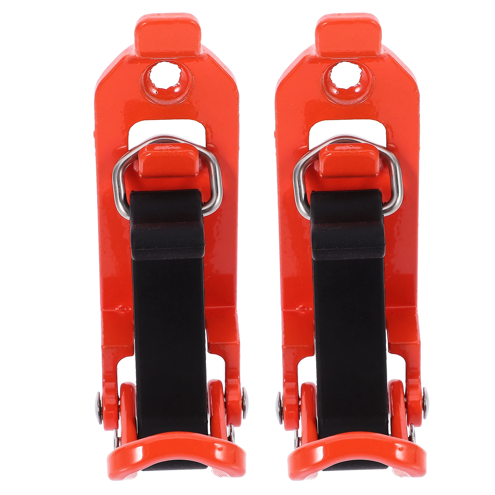 

2pcs Zinc Alloy Buckle Clamp Rack for Car Roof Metal Fixing Black Hardware Shovel Mount Holder Truck Bracket Storage Solution