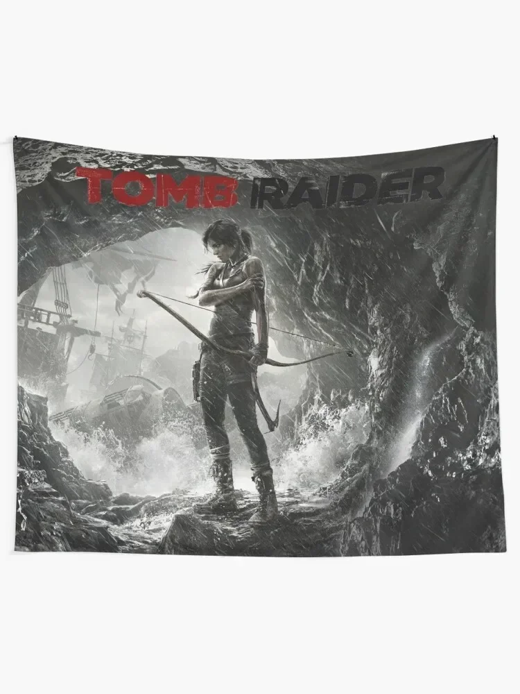 Tomb raider scene Tapestry Room Decorations Aesthetic Wall Decor Aesthetic Room Decoration Tapestry