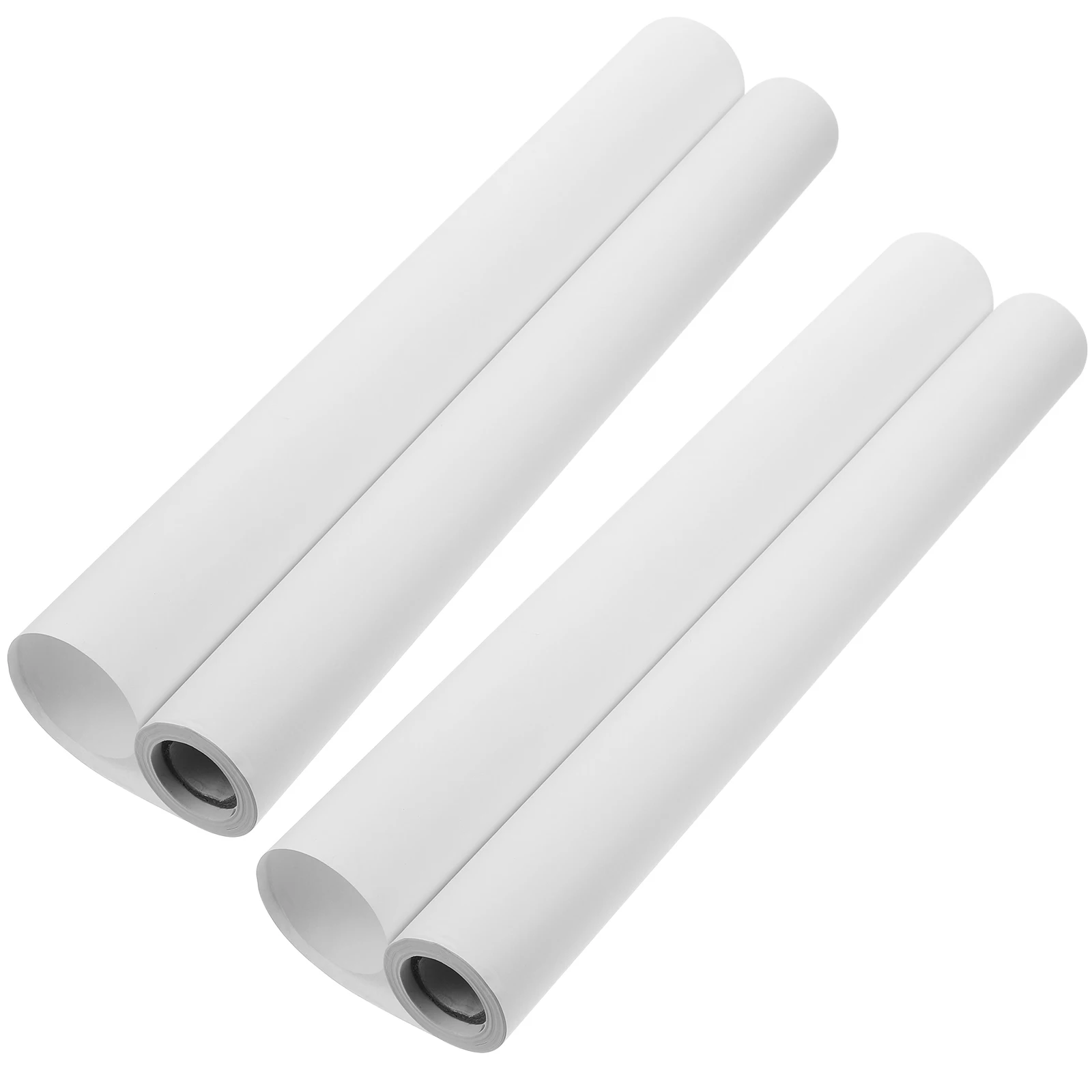 

2 Rolls Kids Easel Painted Paper Blank for Coloring Drawing High Quality Painting White Child