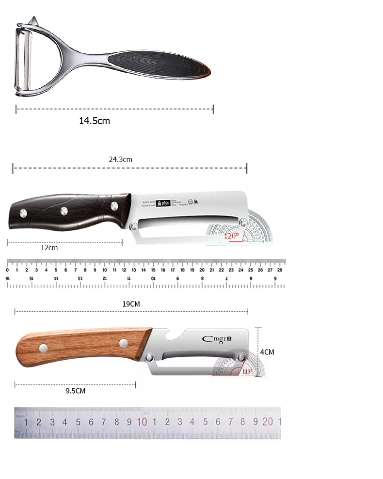 Stainless Steel Vegetable and Fruit Peeler 6