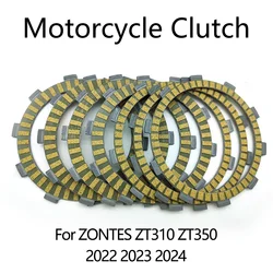 For ZONTES Zontes ZT310 ZT350 ZT 310 350 2022 2023 2024  Motorcycle Engine Accessories Clutch Friction Plate Disc Kits