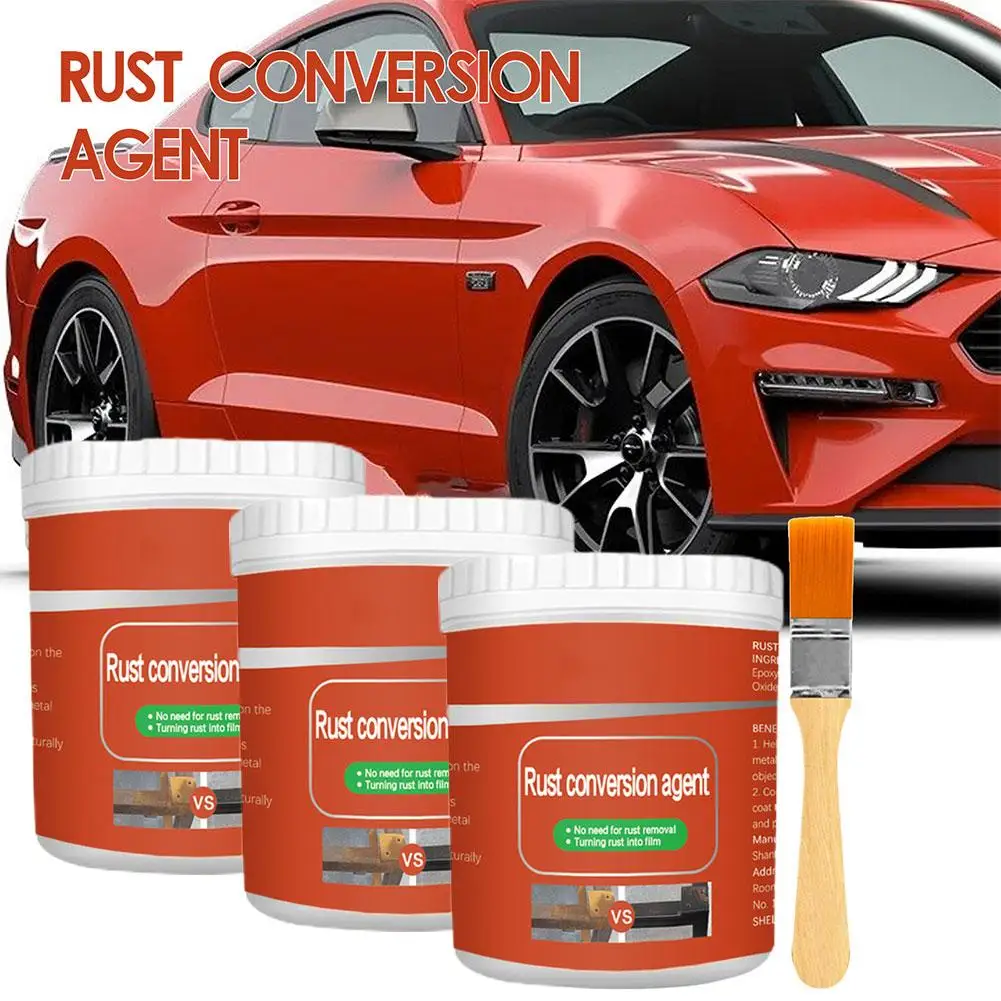 Fast Metal Rust Remover 100g Rust Conversion Agent Multi Purpose Rust Renovator Anti-corrosion For Car Cleaning X3D9