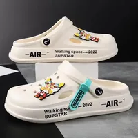 New Couple Casual Holiday Shoes Men's Outerwear Non-Slip Deodorant Headcover Slippers Women's Ultra-Soft Thick Bottom Student Su