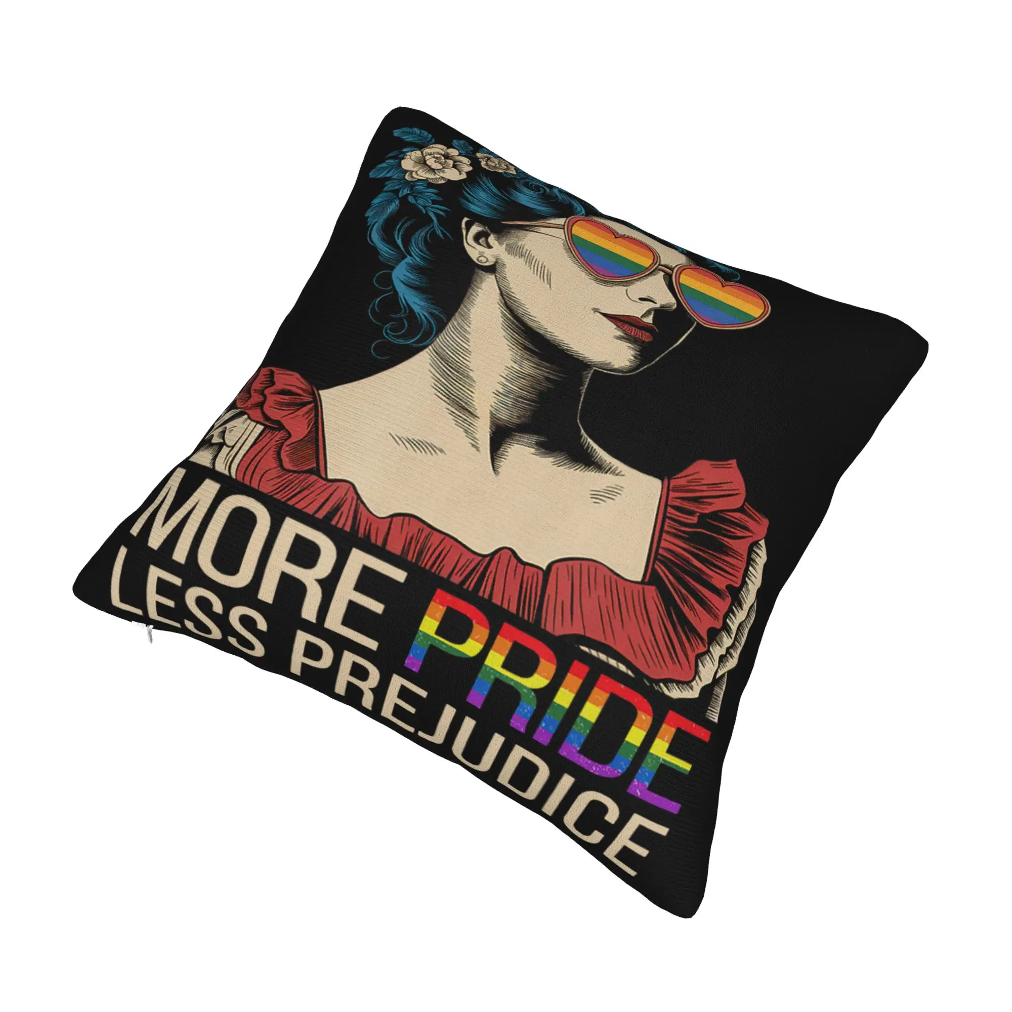 Decorative Pillow Covers More Pride Less Prejudice  Stuff Car  Pillow Case Cover Square Multi-Size