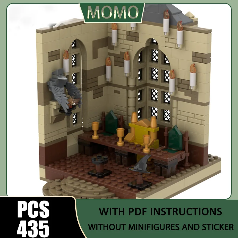 

Movie Model Moc Building Blocks Sorting Hat Model Technology Brick Famous Scene Assembly Construction Toys Holiday Gifts