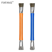 2Pcs Phone Motherboard IC Cleaning Brush, Anti-Static ESD Safe Hard Bristle Brush for Computer PCB Circuit Board Cleaner Tools