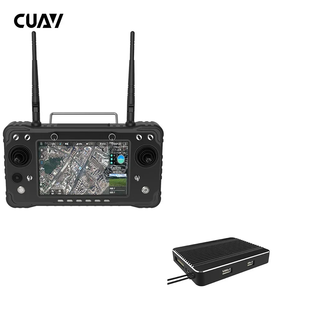 CUAV Black H16 HD Video Transmission Telemetry Agriculture Spraying HDMI RC Drone Parts Mapping Remote Controller