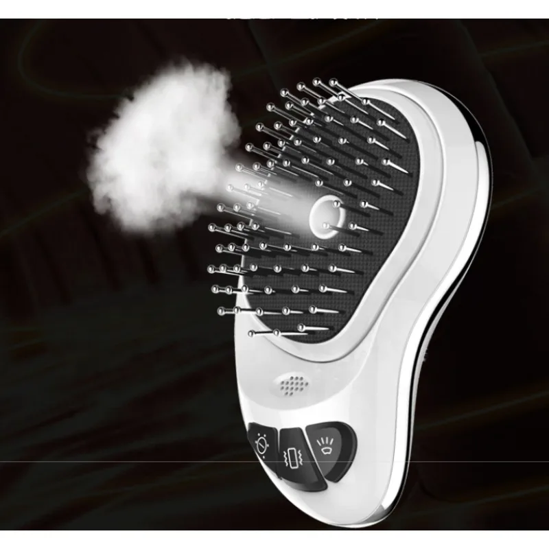 care & styling rechargeable cordless massage hair brushes new style vibration ion mini portable steam hair brush