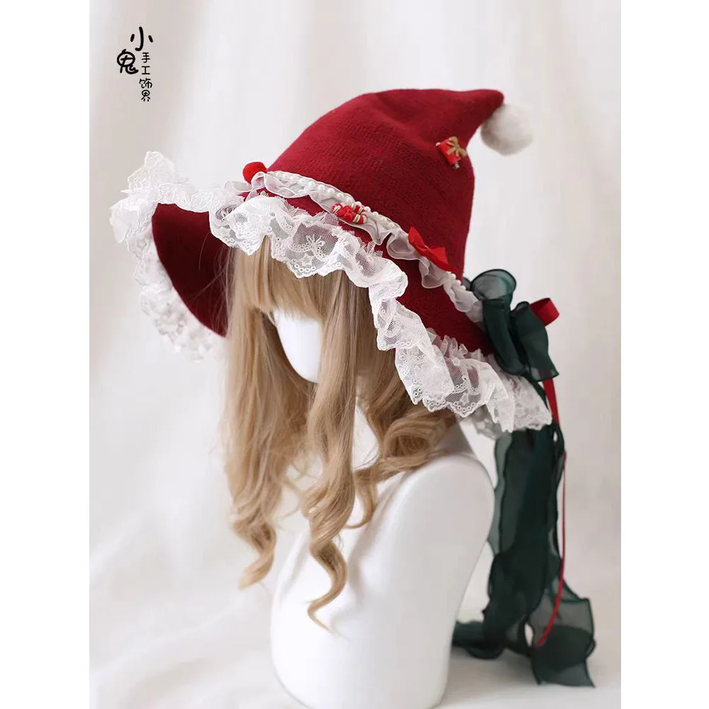 NEW 2024 Christmas Tree Hat Ins Creative Xmas Headwear for Girls New Year Party Supplies Merry Christmas Hats Costume Props