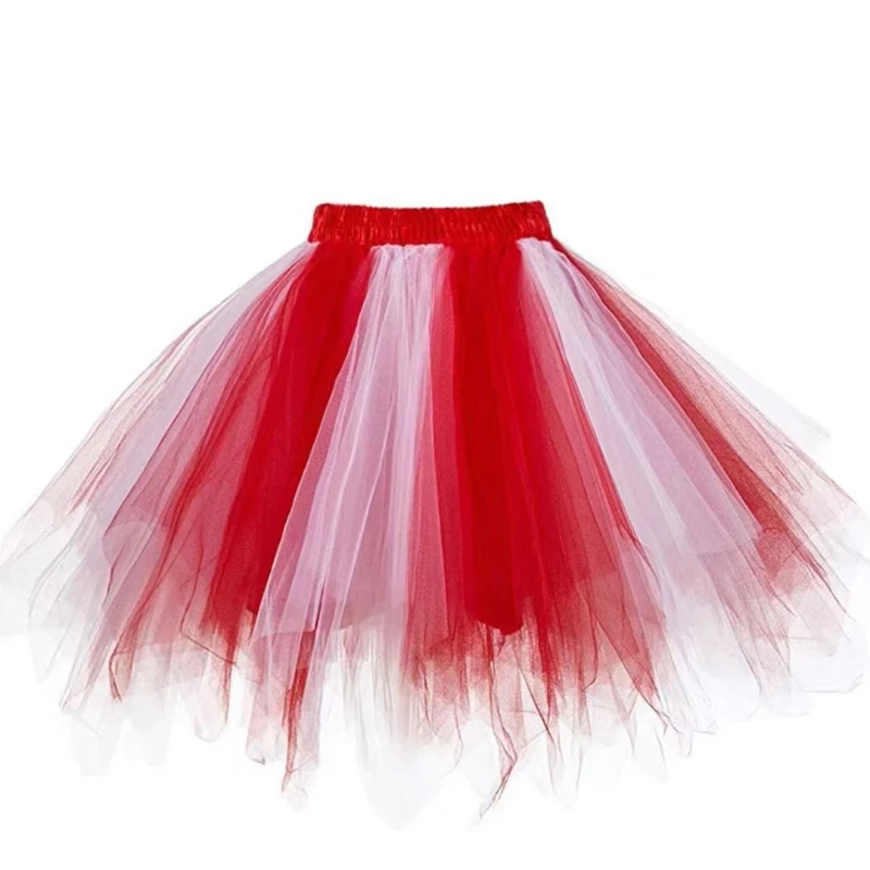 Women Tutu Tulle Skirt Girl Prom Dress Puffy Skirts Crinoline Petticoat  Princess Dress Bustle Skirt