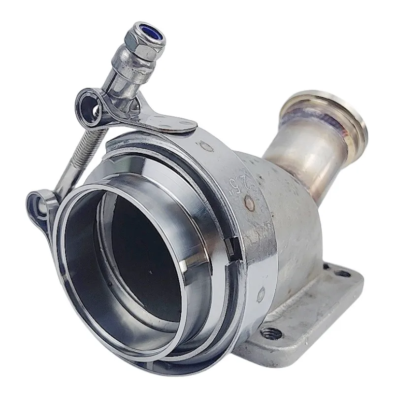

63mm 2.5" Vband 90 Deg T3/T4 Stainless Steel TURBO ELBOW with Tial Wastegate 44mm MVR Flange