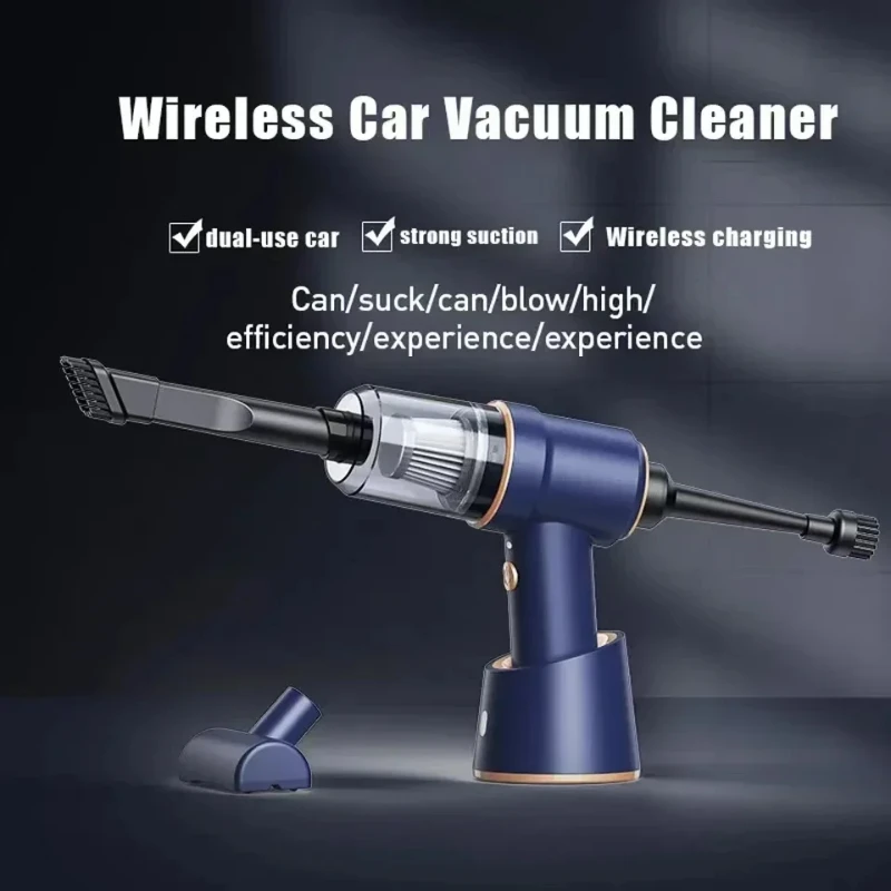 Xiaomi Youpin Vacuum Cleaner Wireless Car With Charging Base Cordless Compressed Air Blower Duster Handheld Mini For Pet Cleaner