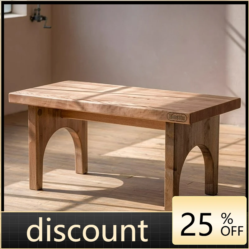 

LTT work table thick material all solid wood writing desk retro niche toy table