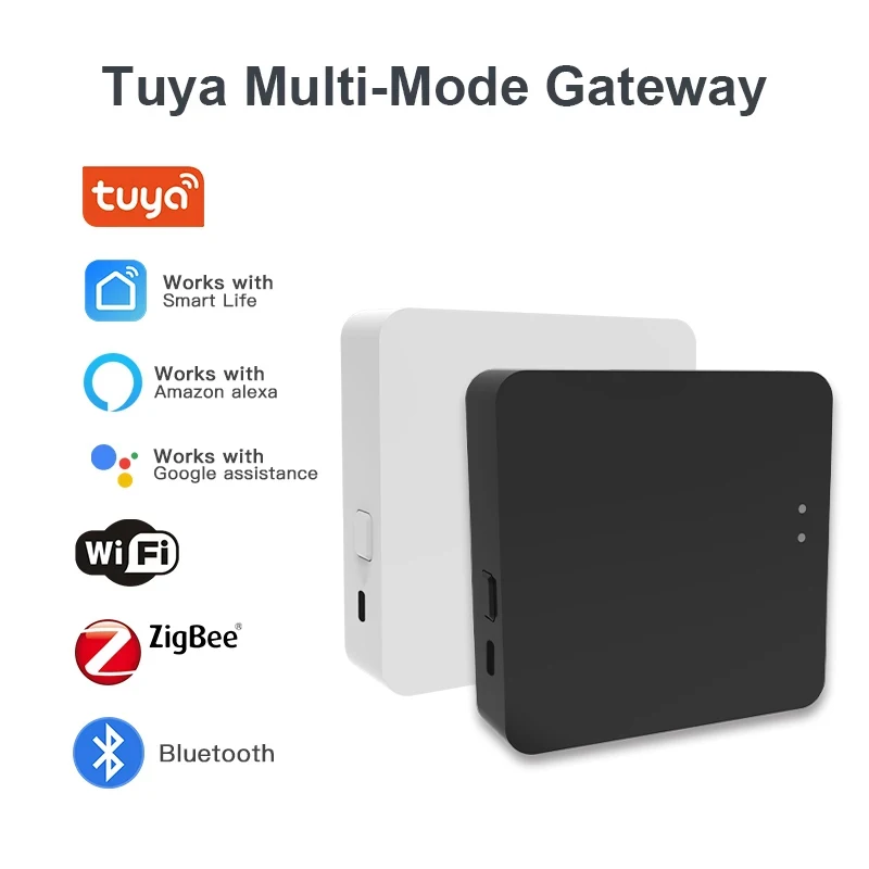 2.4G WIFI Tuya Smart Zigbee+ Bluetooth Gateway Multi-mode Signal Transmission Hub Home Intelligence Automation DIY Bridge