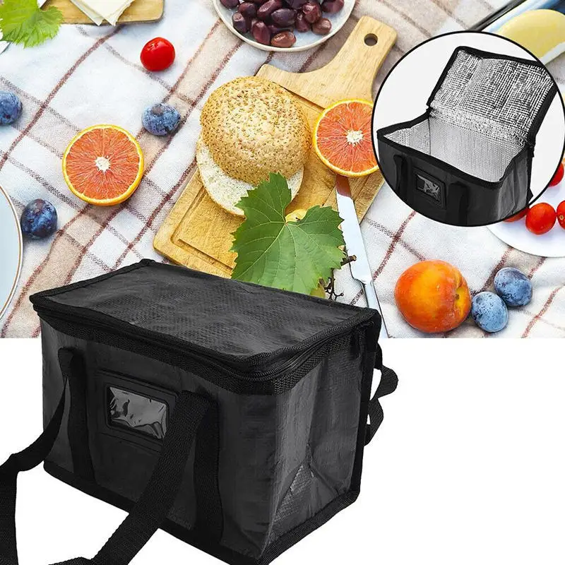 16L/28L/50L/70L Isolierte Thermo-Kühltasche, große Kapazität, Picknick-Lunchbox mit Reißverschluss, Zinnfolienfutter, tragbar