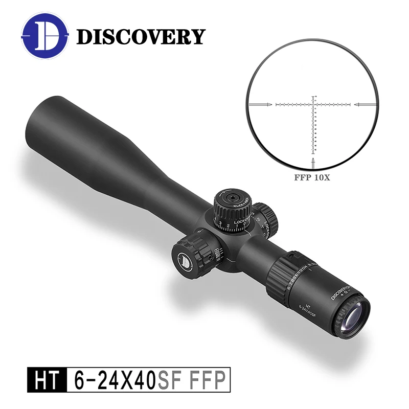 

Discovery HT6-24X40SF FFP Compact FFP Scope First Focal Plane Rifle Scopes Optic Riflescopes Mount Glass Etched Reticle