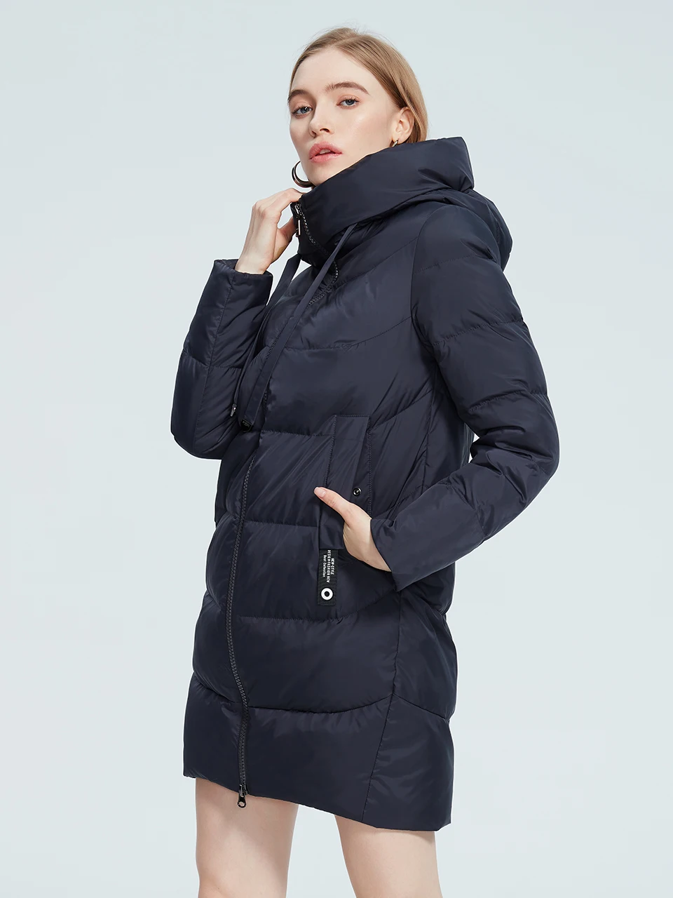 Cinemore Women\'s Jacket Winter 2023 Warm Long Parkas Hooded Outerwear Female Clothing Fashion Down Jacket Women Coat Unisex