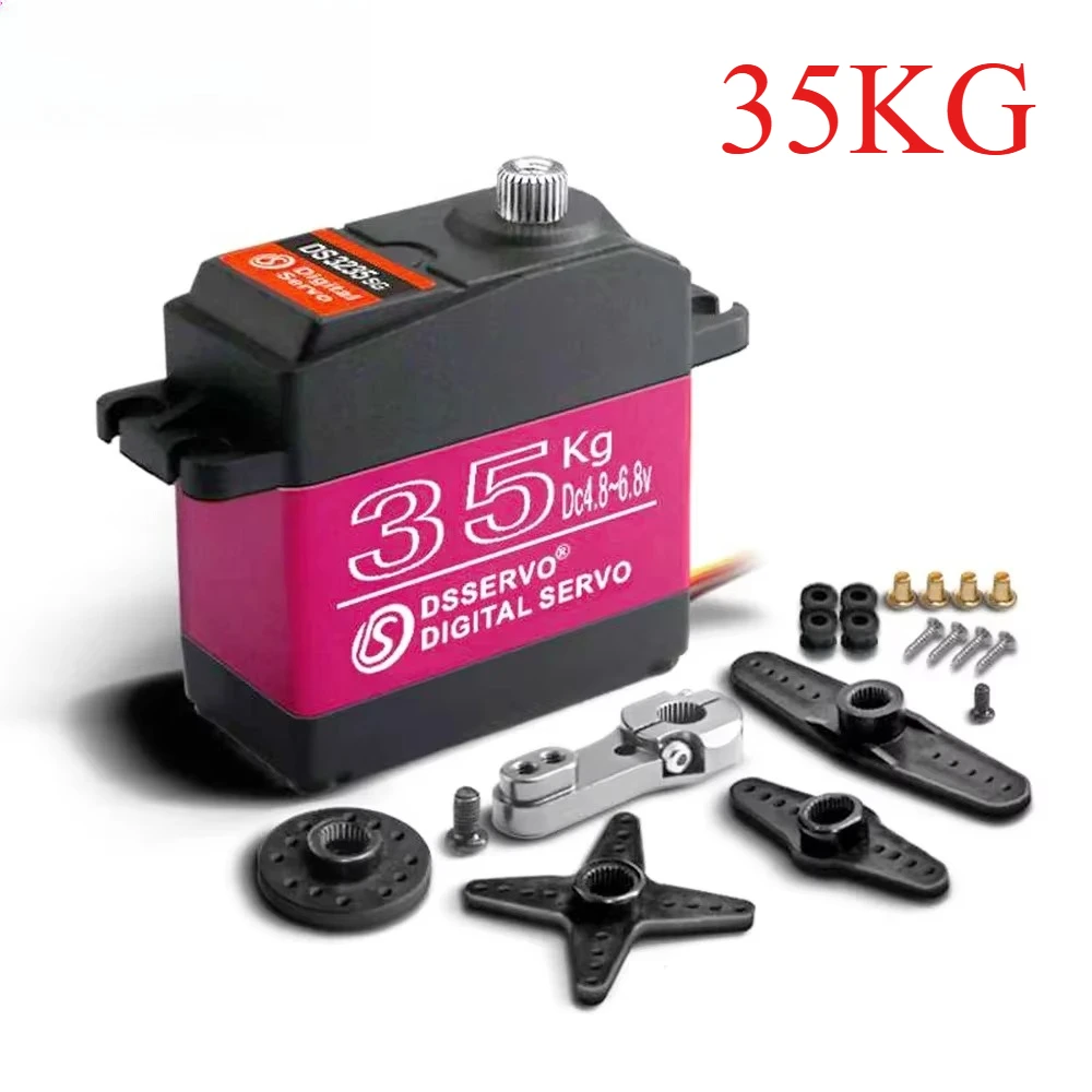 35KG DSServo DS3235 High Speed Servo Metal Gear Digital Servo Waterproof RC Baja Servos For 1/8 1/10 1/12 Scale RC Cars Model