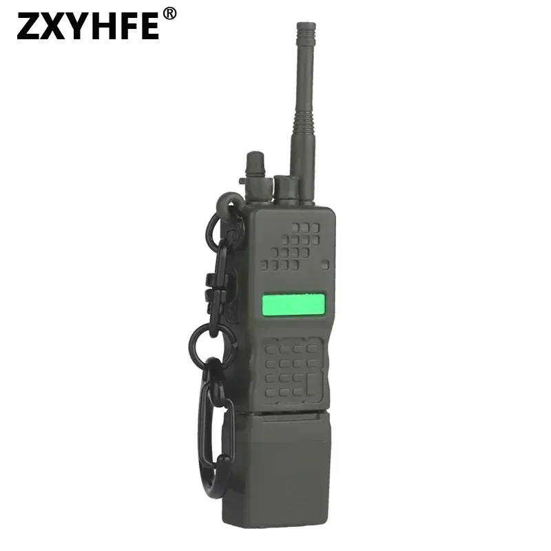 ZXYHFE Tactical PRC152 Keychain Decorative Model Collection Hanging Portable Keyring Sports Camping Backpacks Hiking Accessories