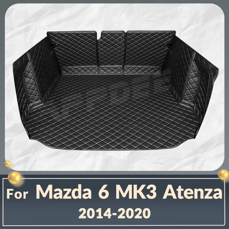 

Auto Full Coverage Trunk Mat For Mazda 6 Atenza 2014-2020 19 18 17 16 15 Car Boot Cover Pad Interior Protector Accessories