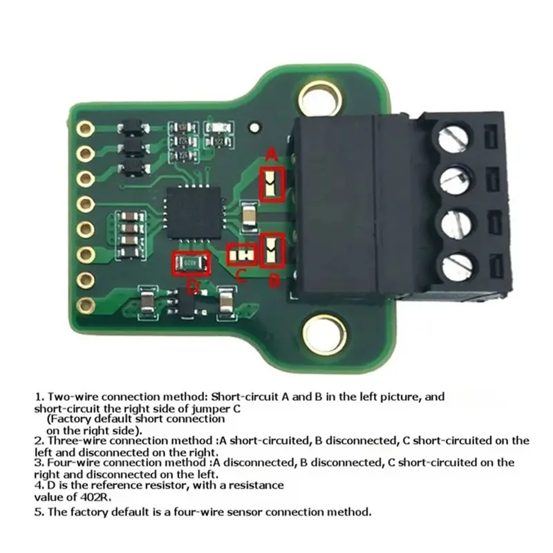 Y45A-CAKJ66122 Platinum Resistance Temperature Measurement Evaluation Board High Precision Temperature Acquisition Module
