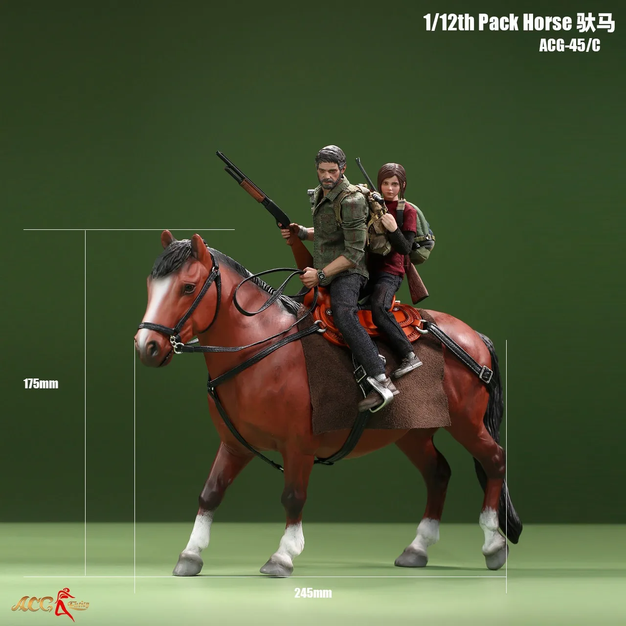 1/12 Scale doll scene accessory decoration horse model simulated animal fit 6'' 7'' action figure soldier