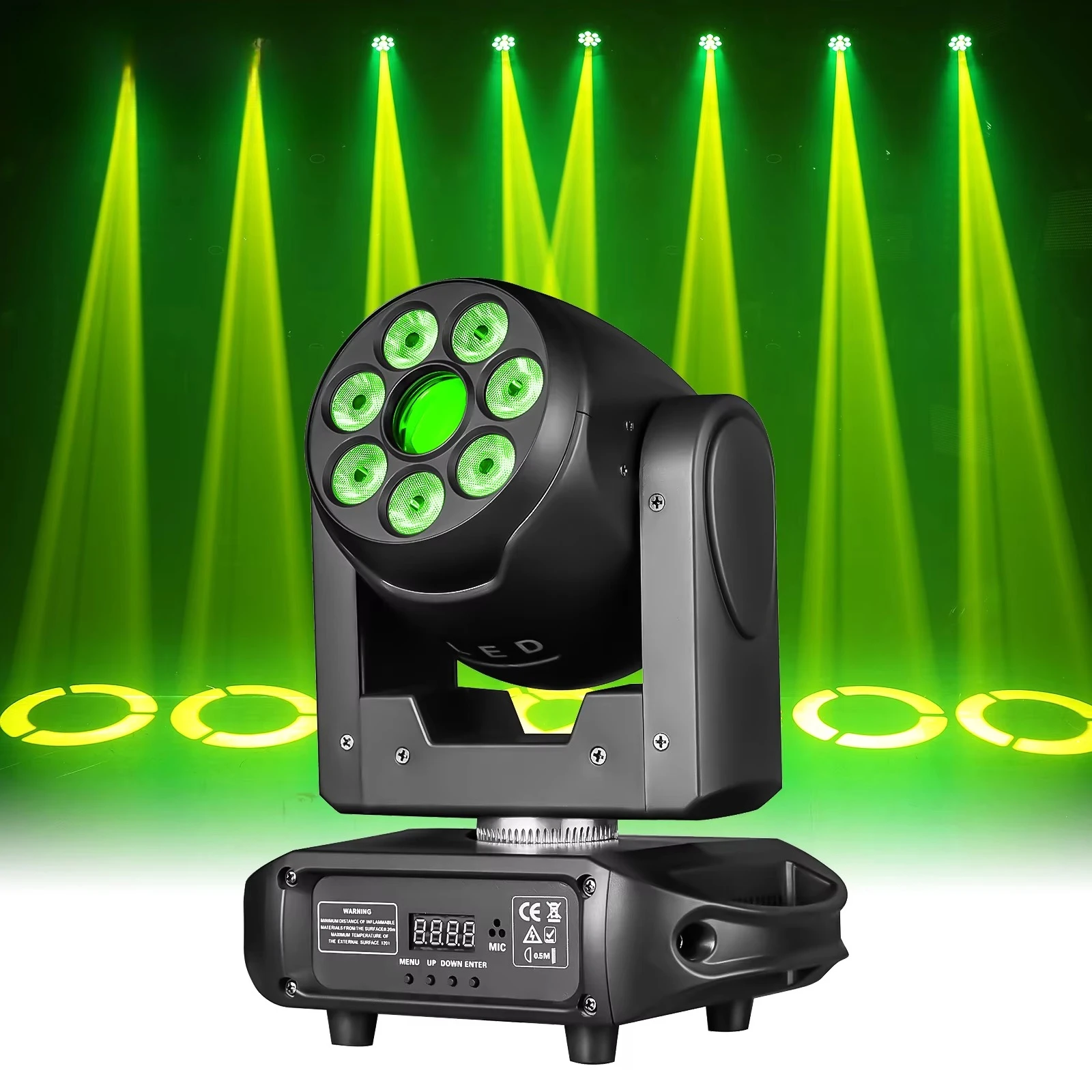 Professional Blade 7 RGBW LED Moving Head Beam Light for Stage Lighting Disco Party Concert DJ Large Event Entertainment