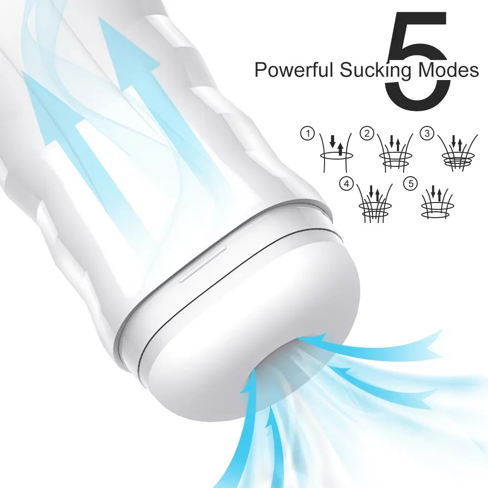 Automatic Sucking Male Mastubator Cup for Men Masturbation Equipment Sex Machine Sex Toy Blowjob Man Masturbators Adult Supplies view 2