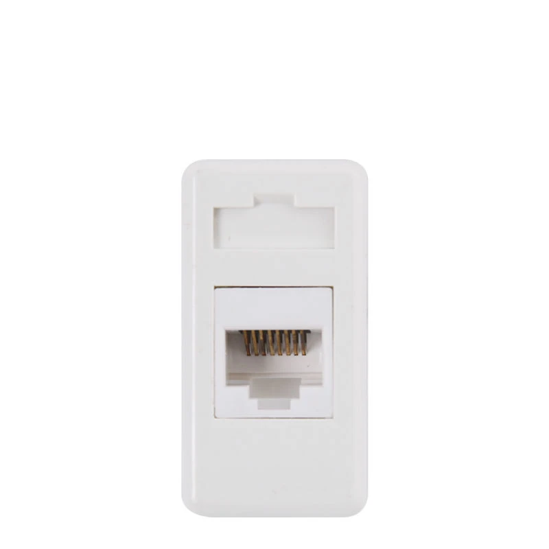 45MM White Adapter Israel Italy Switch Socket Frame DIY Household Broadband 8-Core Network Socket Interface Module